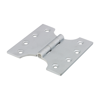 102mm x 100mm Satin Chrome Parliment Hinge Pack of 2