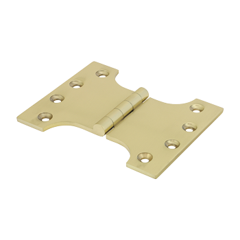 102mm x 125mm Polished Brass Parliment Hinge Pack of 2