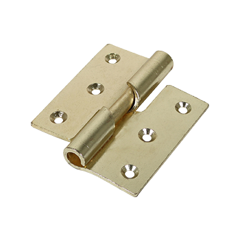 75mm x 72mm Right Hand Rising Butt Hinge - Electro Brass Plated - Pack of 2