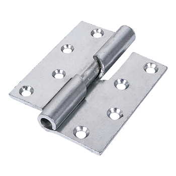 100mm x 86mm Right Hand Rising Butt Hinge - Zinc Plated - Pack of 2