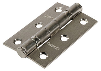 76mm x 51mm Twin Ball Bearing Hinge - Satin Nickle - Pack of 2