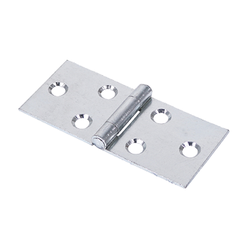 50mm x 106mm Backflap Hinge Zinc Plated - Pack of 2